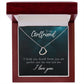 To My Girlfriend - Lovely Heart Necklace