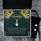 To My Daughter - Alluring Beauty Necklace & Earrings