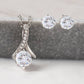 To My Daughter - Alluring Beauty Necklace & Earrings