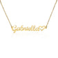 Name Necklace with heart detail for Mum