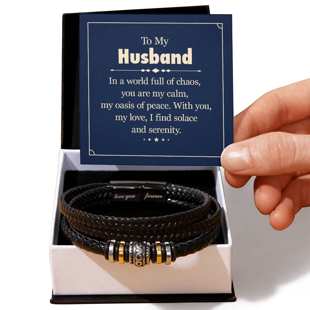To My Husband Love you Forever Bracelet