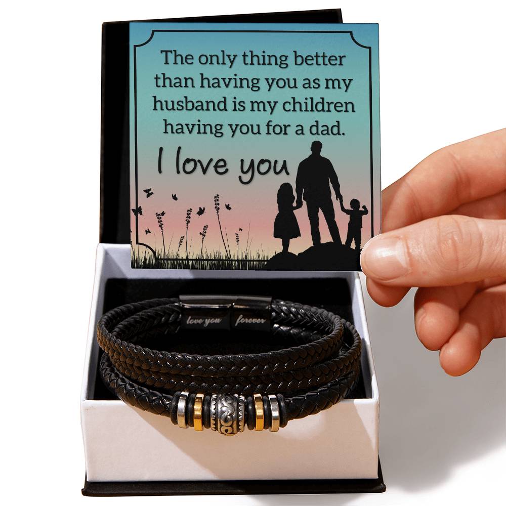 Love You Forever Bracelet To My Husband