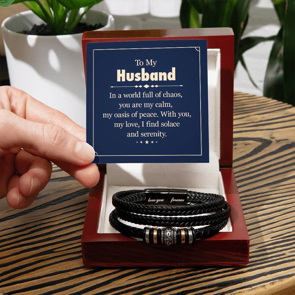 To My Husband - Love you Forever Bracelet