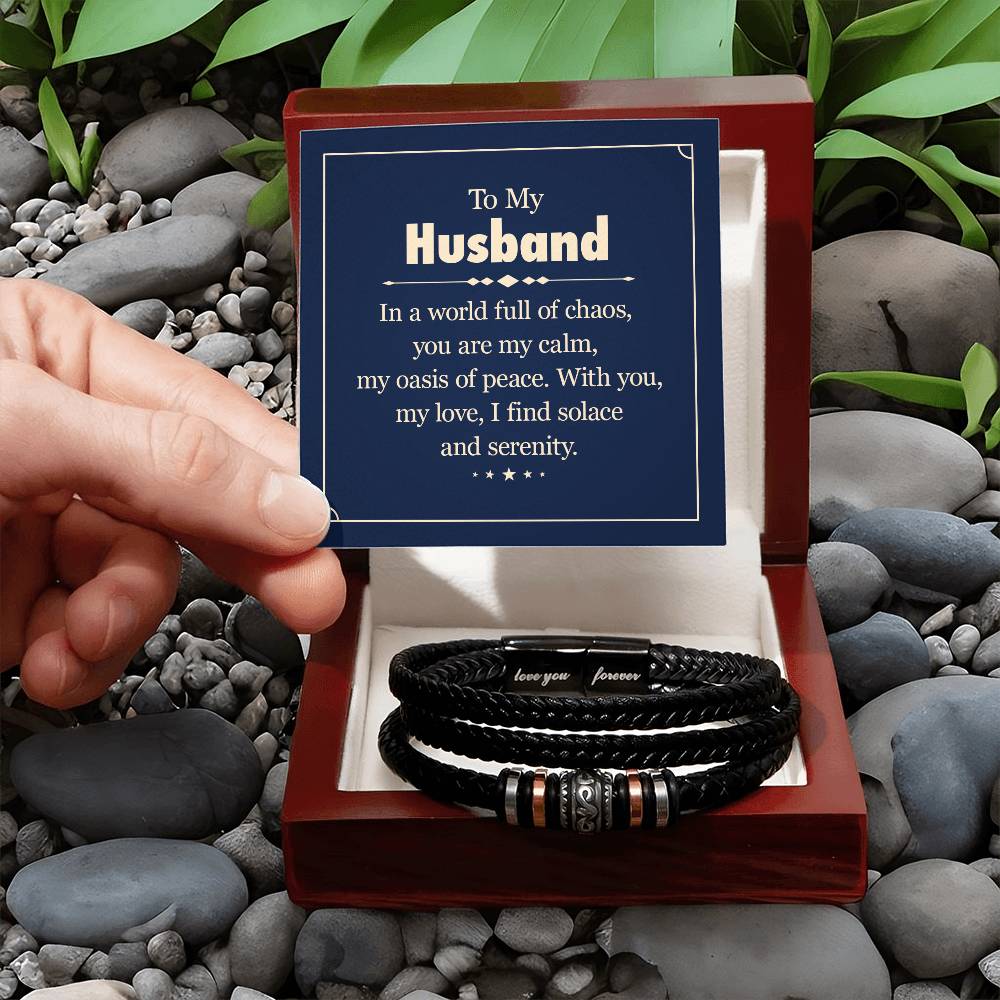 To My Husband - Love you Forever Bracelet