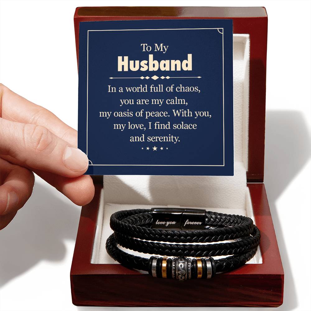 To My Husband - Love you Forever Bracelet