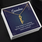To Grandma - Vertical Name Necklace