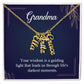 To Grandma - Vertical Name Necklace