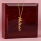 To Grandma - Vertical Name Necklace