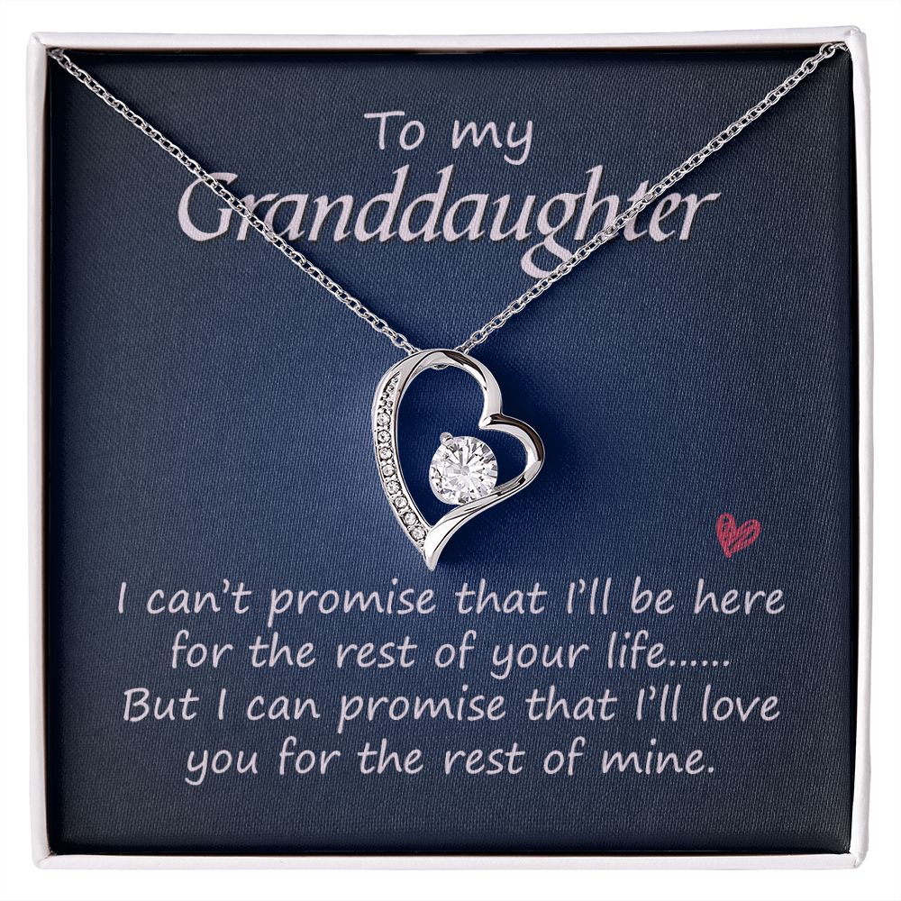 Forever Love Necklace To My Granddaughter
