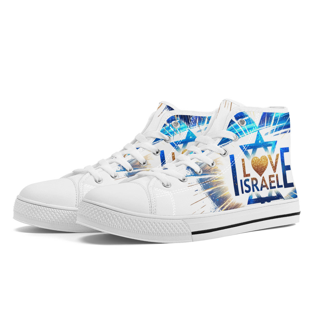 Love IL High-Top Canvas Shoes  - Multicolour