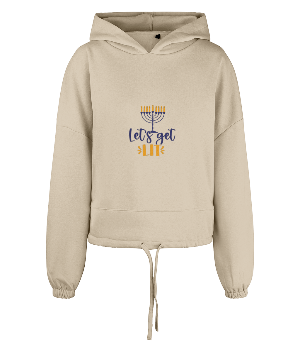 Hoodie Hanukkah Lets Get Lit