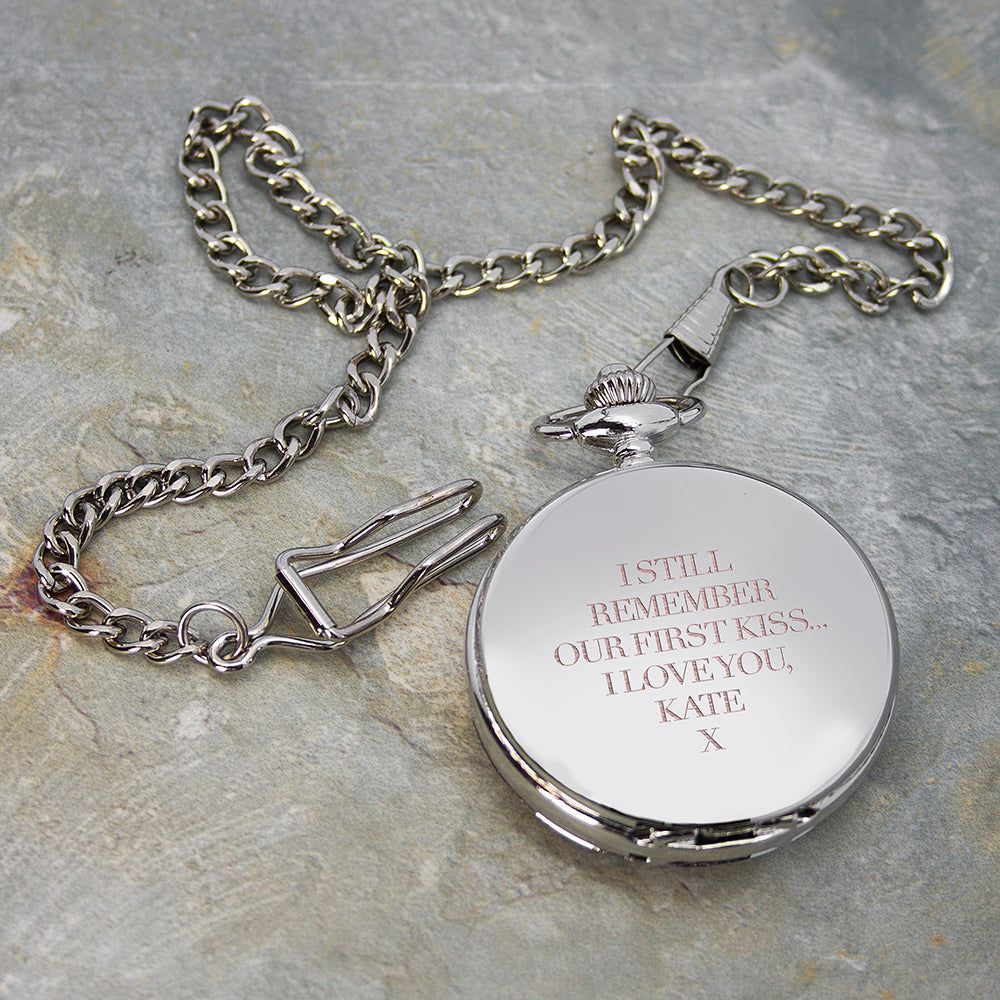 Personalised Heritage Dual-Side Pocket Watch