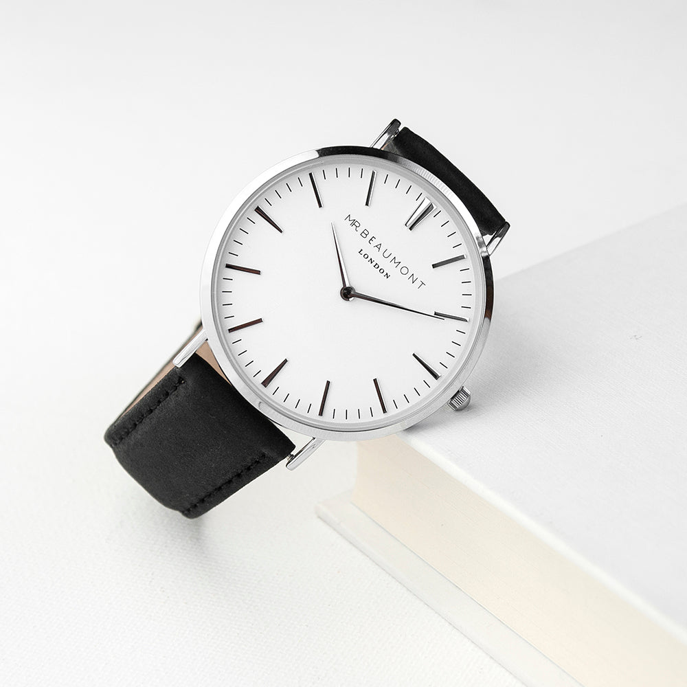 Men's Personalised Leather Watch