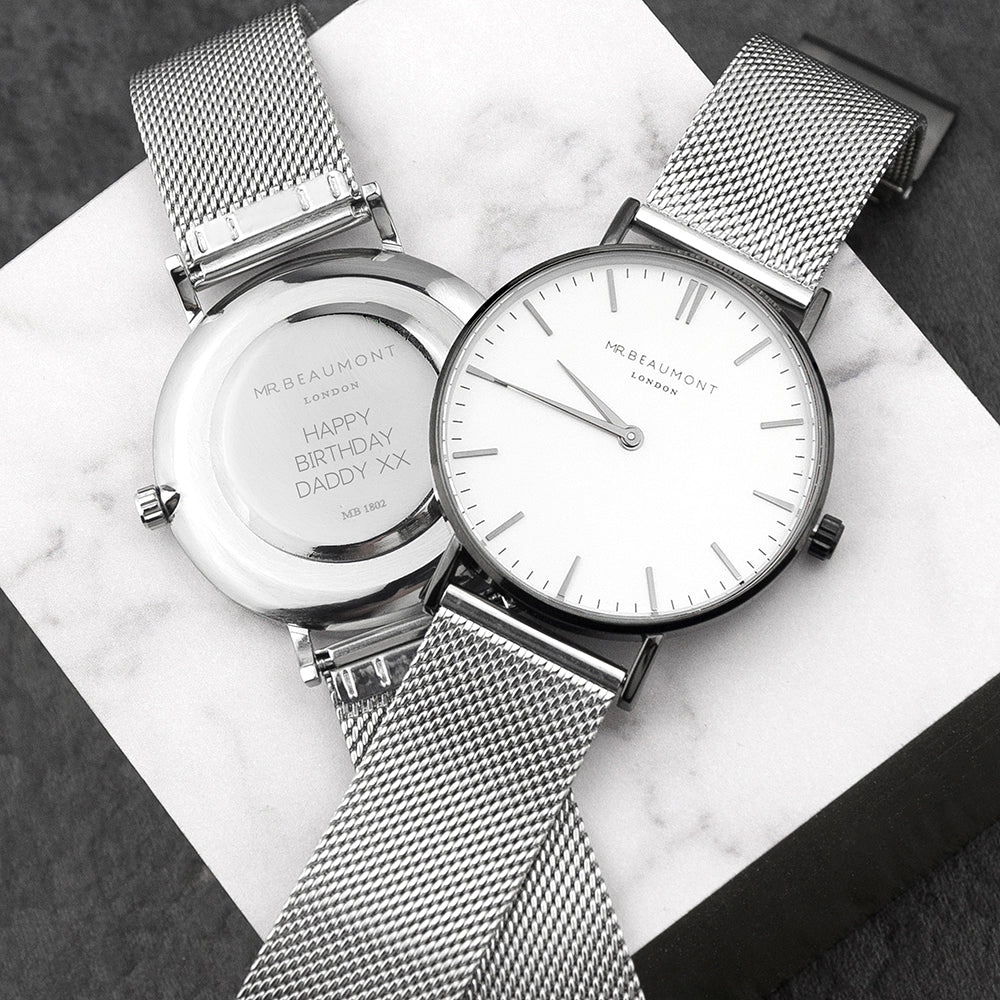 Personalised Metallic Watch