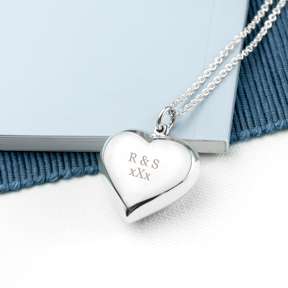 Personalised Cherish Heart Necklace - Out of Stock