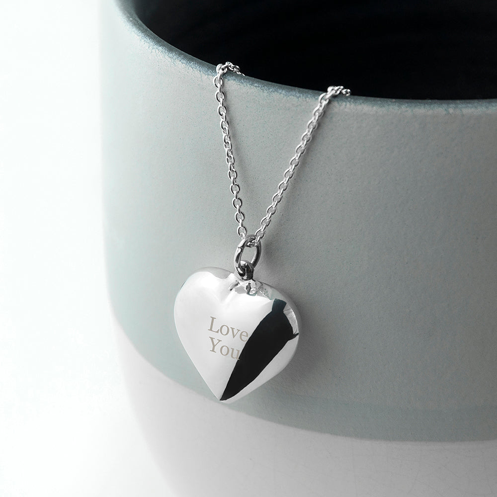 Personalised Heart Necklace Out Stock