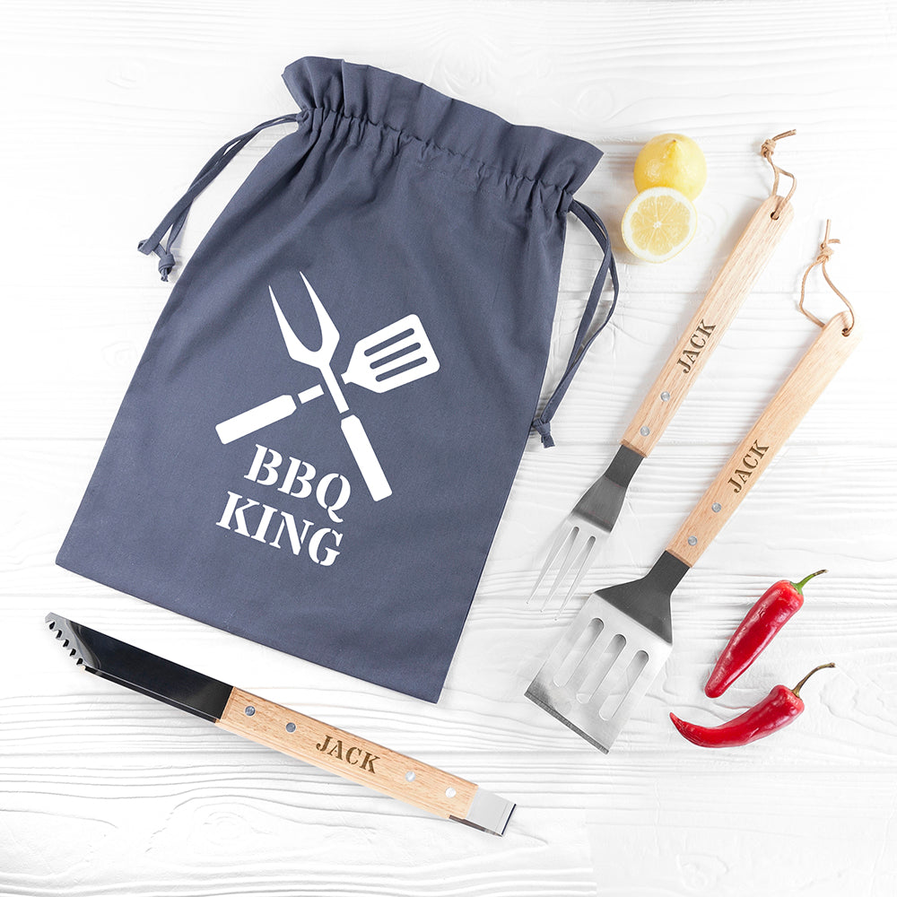 Personalised BBQ Tools Set