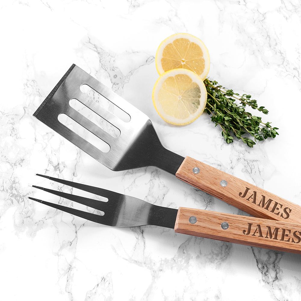 Personalised BBQ Tools Set