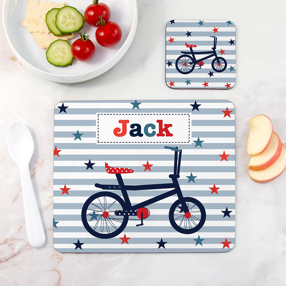 Personalised Boy's Placemat Set