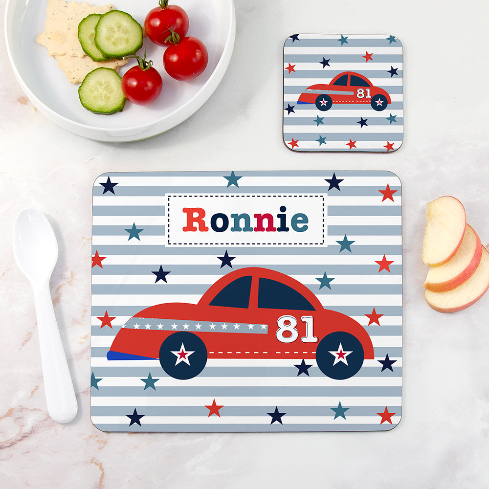 Personalised Boy's Placemat Set