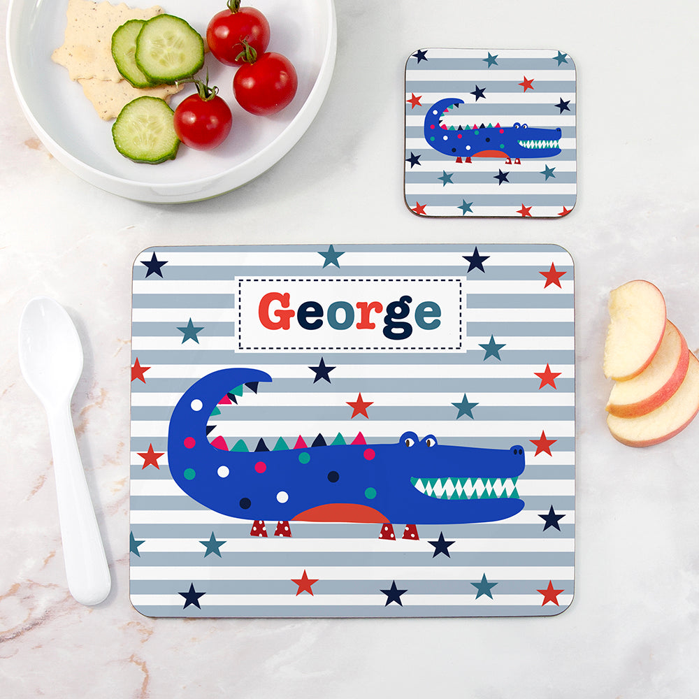 Personalised Boy's Placemat Set