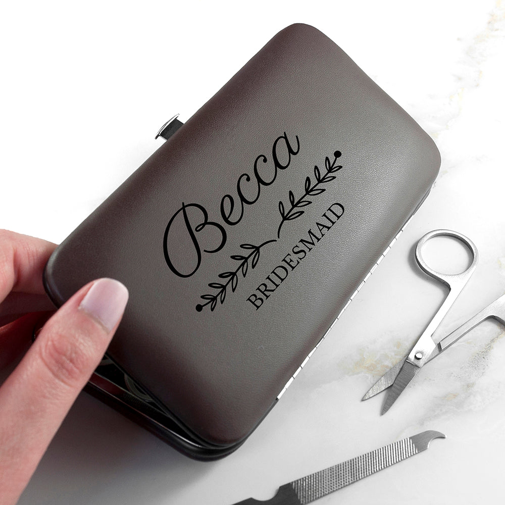 Personalised Bridal Party Manicure Set