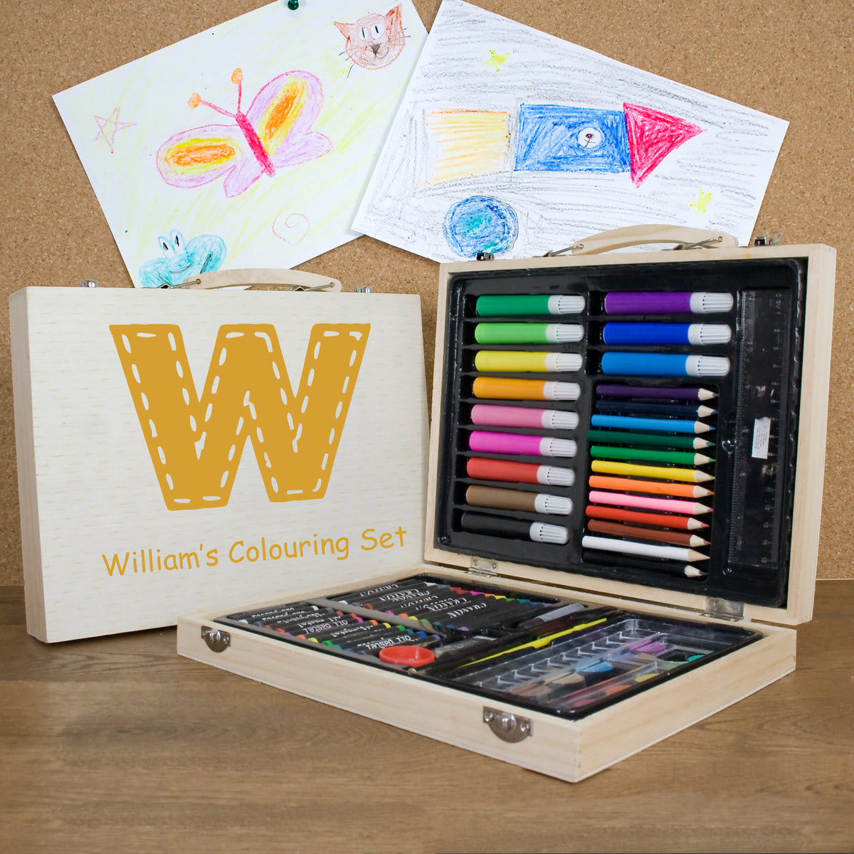 Personalised Colouring Set