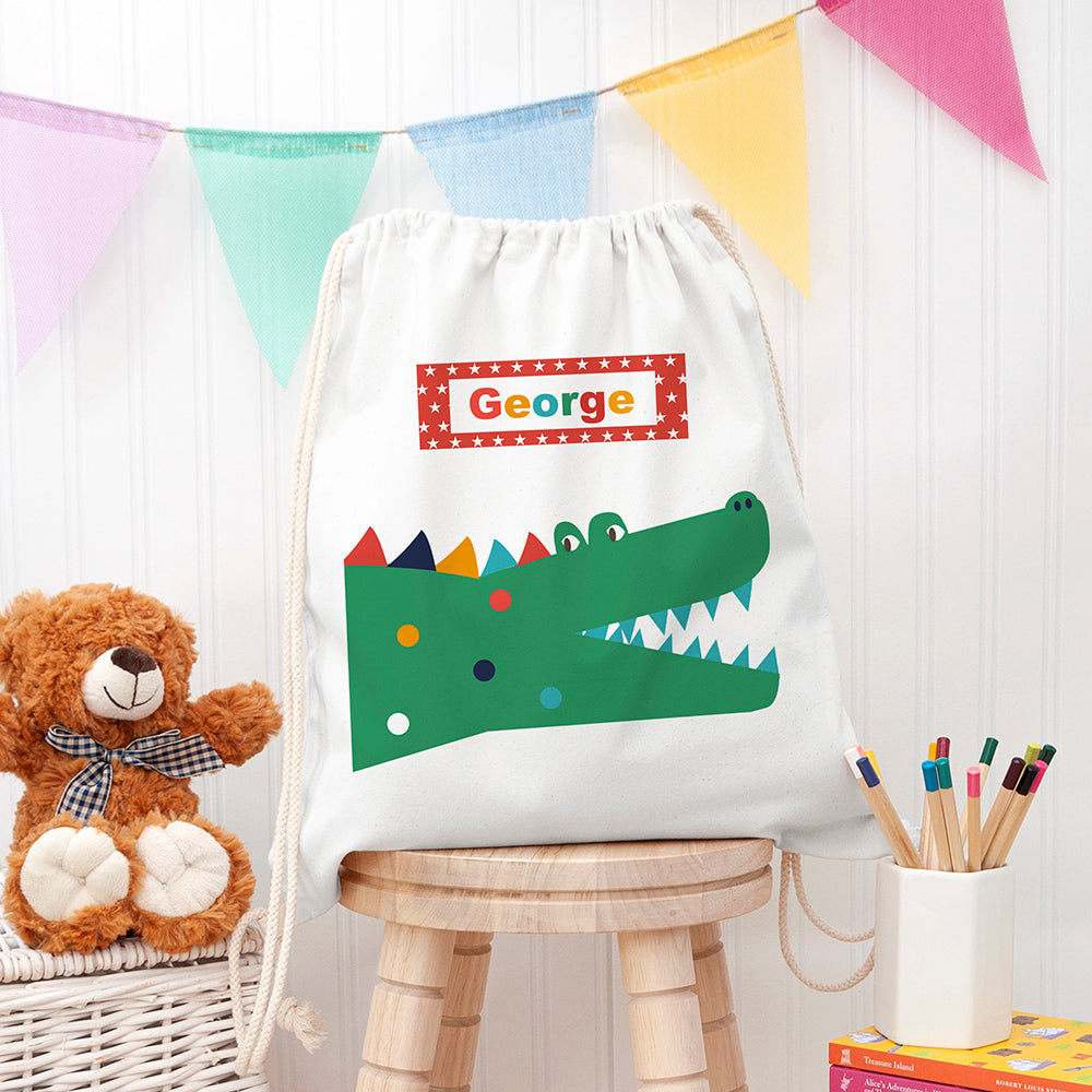 Personalised Crocodile PE Kit Bag