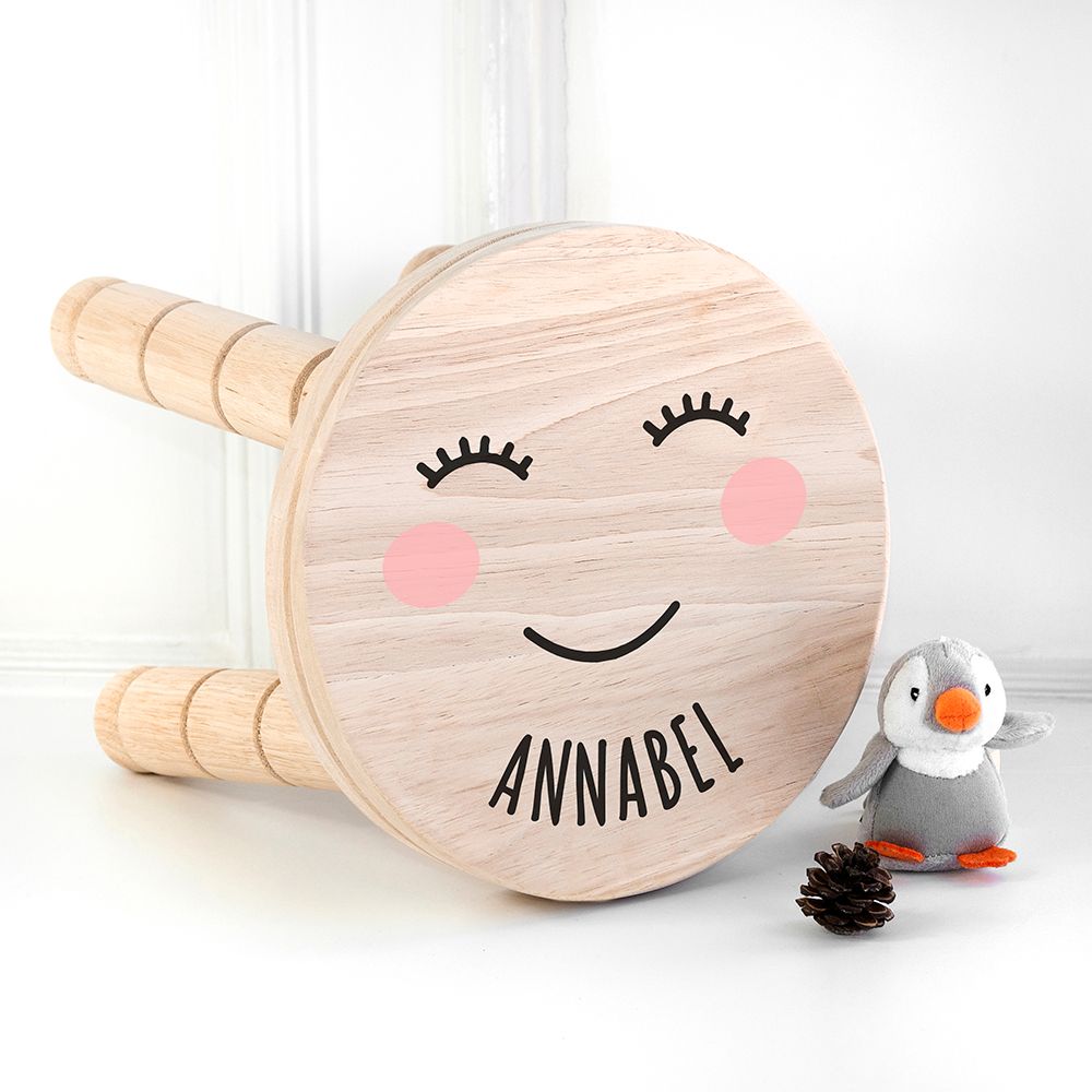 Personalised Cute Face Stool