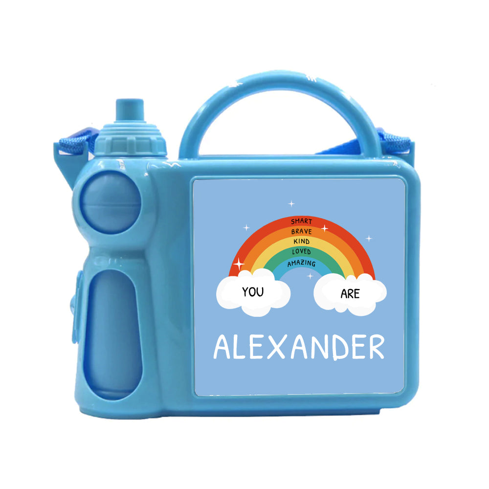 Personalised Lunch Box Water Bottle