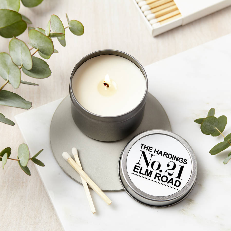 Personalised Home Scented Soy Candle