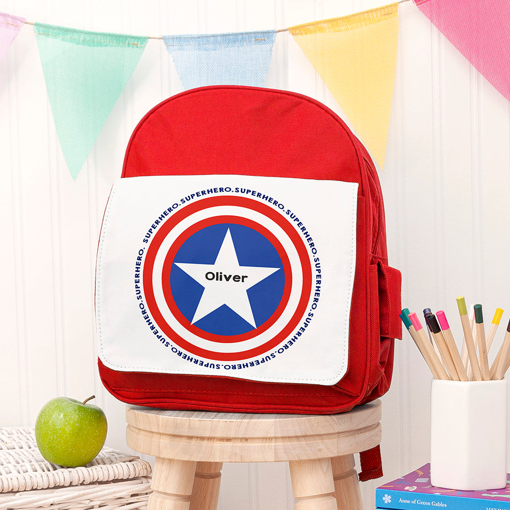 Personalised Superhero Mini Rucksack