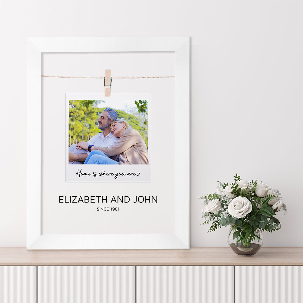 Personalised Valentines Polaroid Print