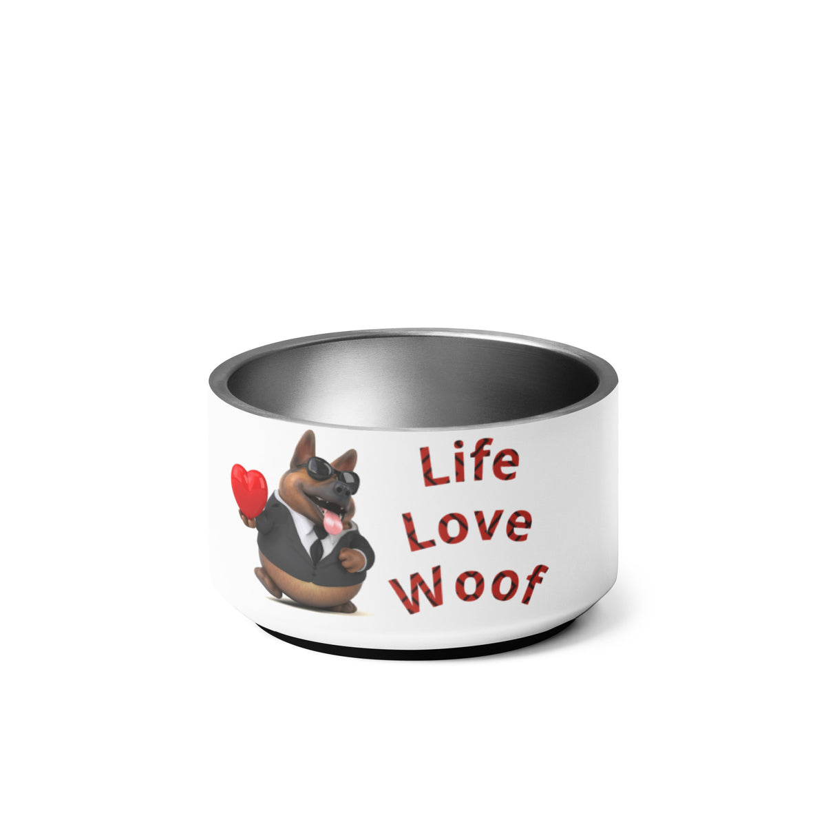 Woof Stainless Steel Pet bowl