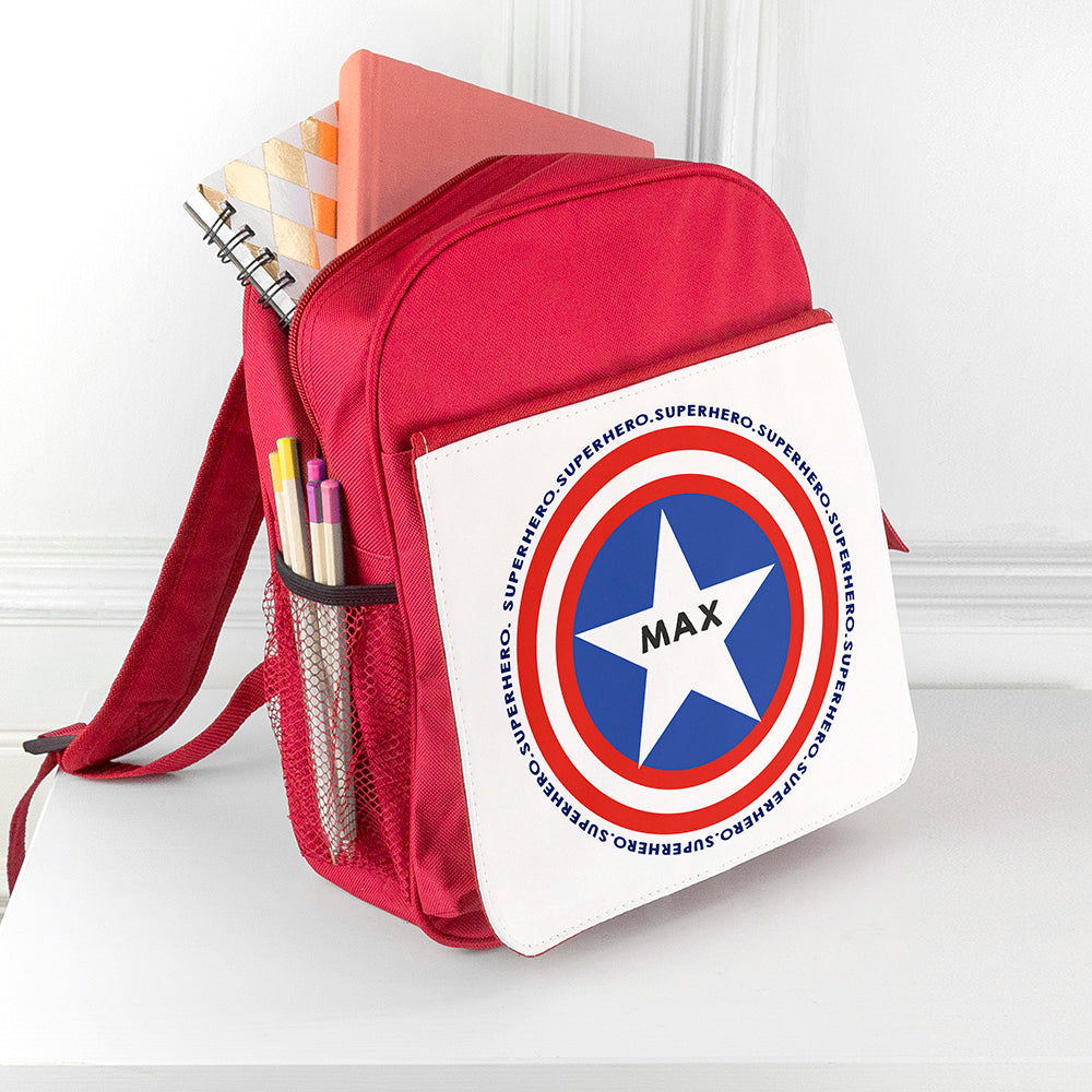 Personalised Superhero Mini Rucksack