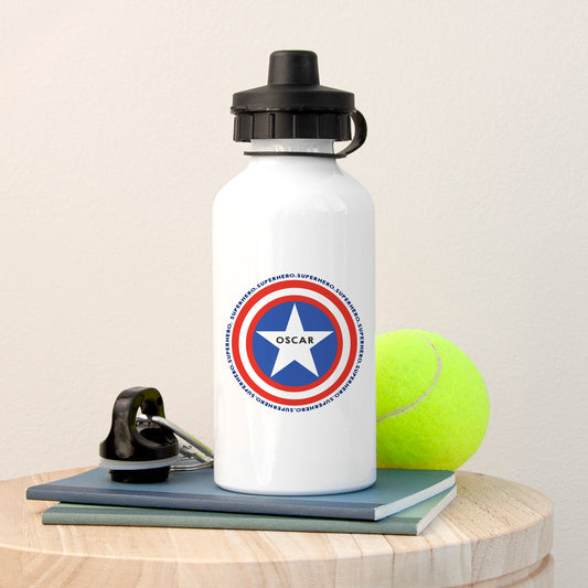 Personalised Superhero Water Bottle