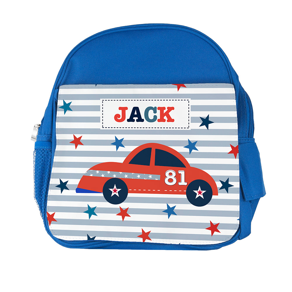 Personalised Kid's Blue Mini Rucksack