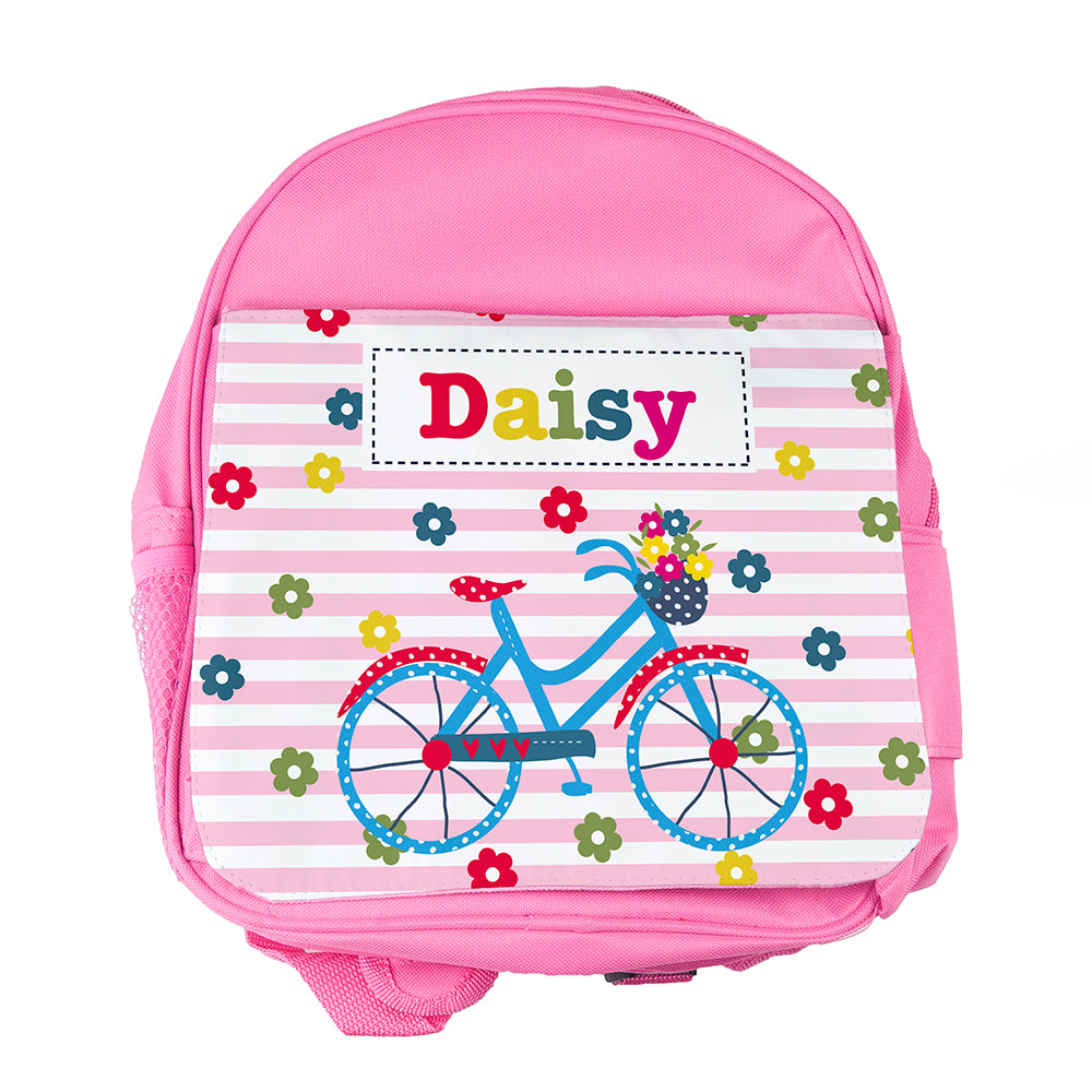 Personalised Girl's Pink Mini Rucksack