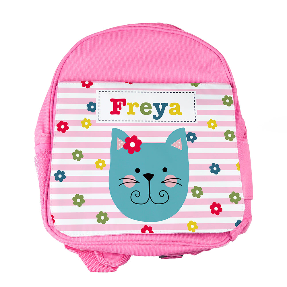 Personalised Girl's Pink Mini Rucksack