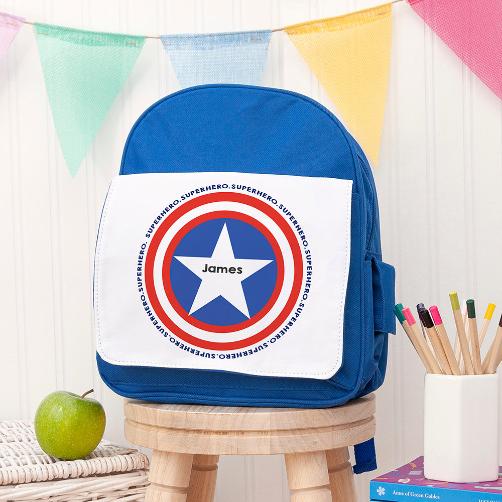 Personalised Superhero Mini Rucksack