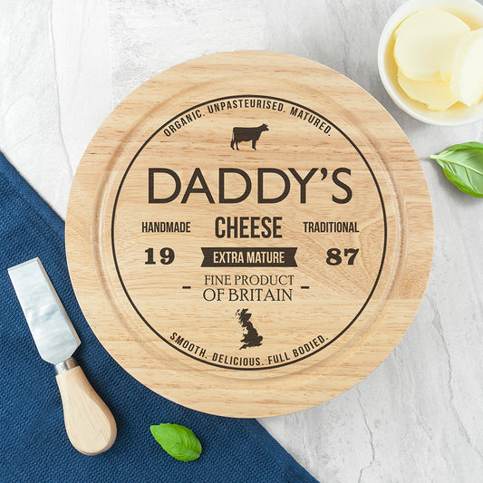 Personalised Cheese Board Set