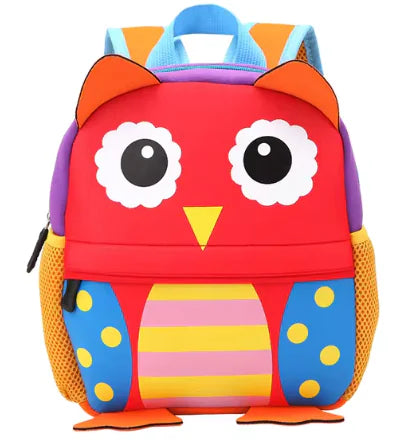 3D Cartoon Animal Backpacks for Kids