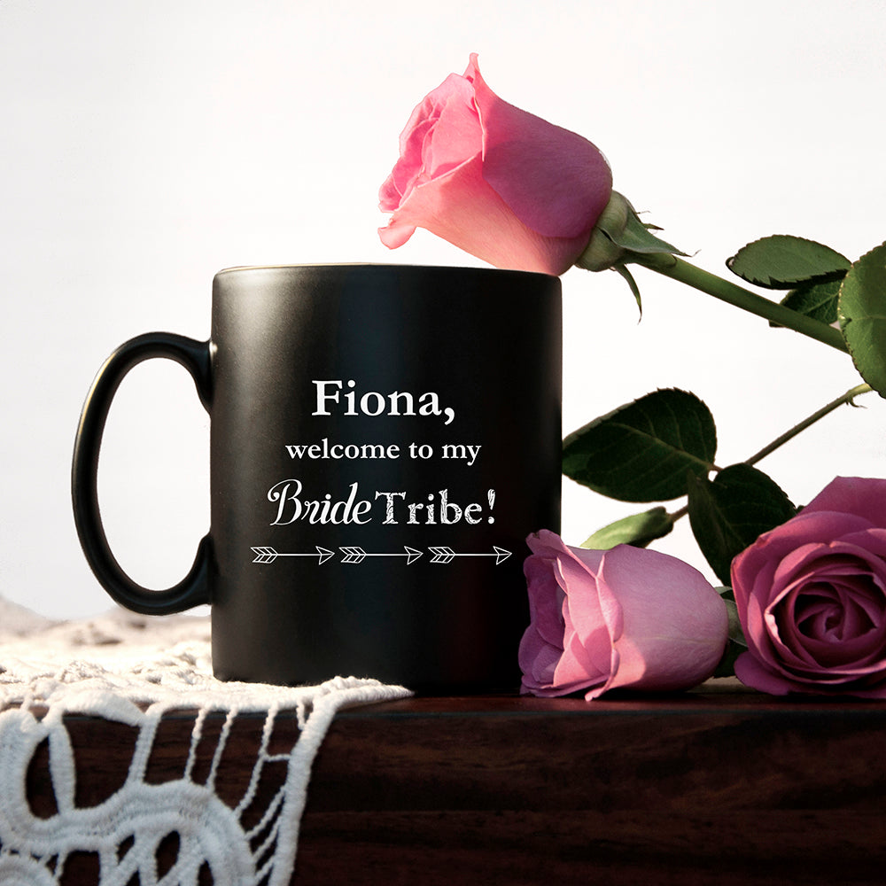 Welcome To Bride Tribe Personalised Bridesmaid Propsal Mug