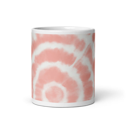 Pink Tie-dye Glossy Mug