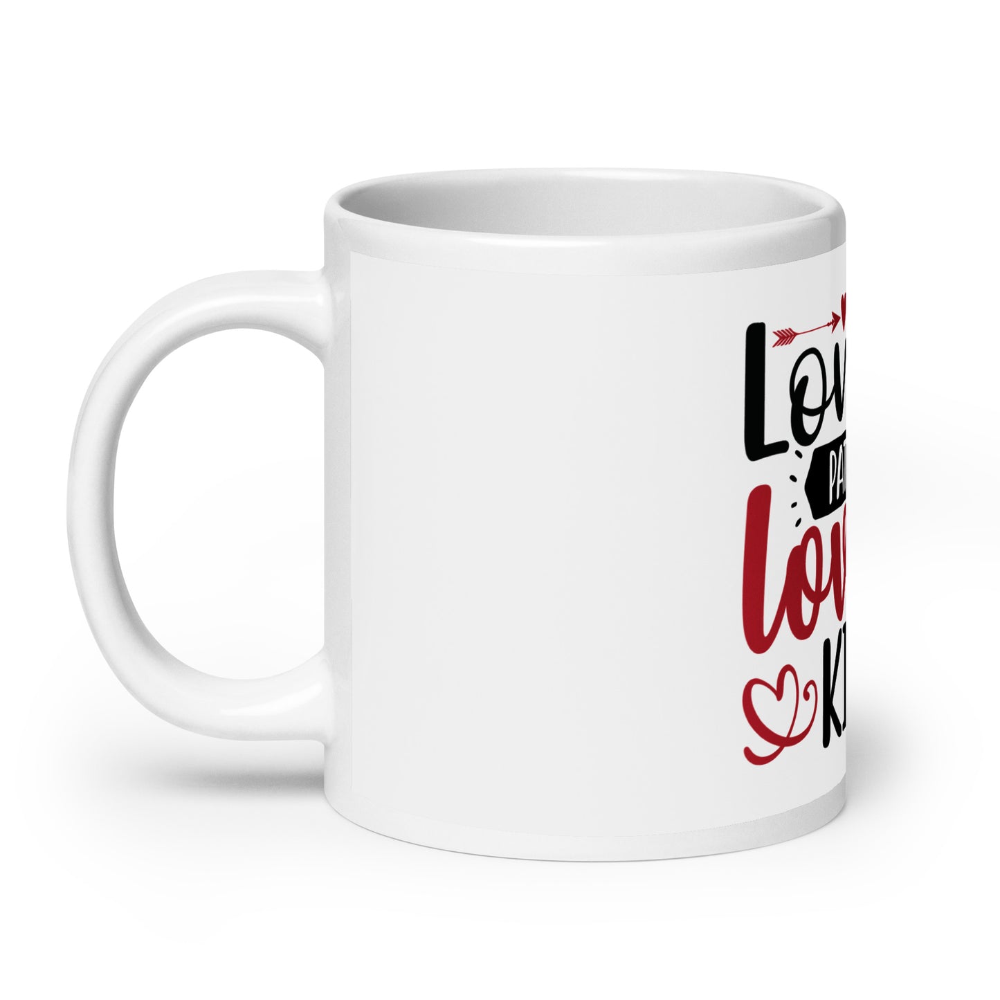 Love is Patient - White glossy mug