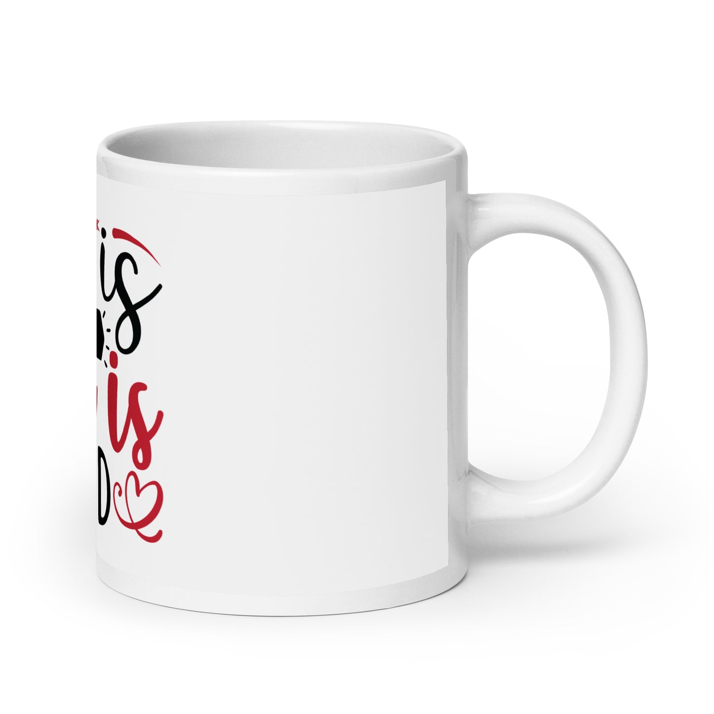 Love is Patient - White glossy mug